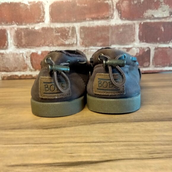 Bobs Womens Loafers Size 7.5 Brown Leather Slip-Ons - Picture 4 of 6
